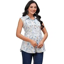 rimika Women's Floral Regular Fit Top-picture-21