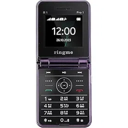 ringme R1 PRO 1-2.4 inch Display Dual Sim Flip Phone (Purple)-picture-10