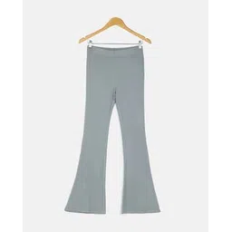 rio basic Women Striped Flat-Front Flared Pants-picture-22