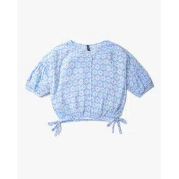 rio girls Colourblock Hooded Shirt-picture-28