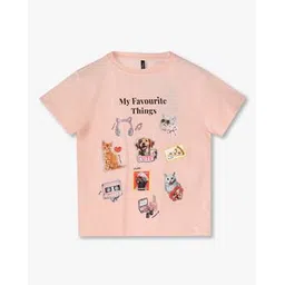 rio girls Girls Graphic Print Crew-Neck T-Shirt-picture-50