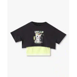 rio girls Girls Graphic Print Knit Crop Top-picture-39