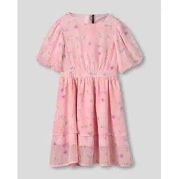 rio girls Girls Printed Fit & Flare Dress-picture-14