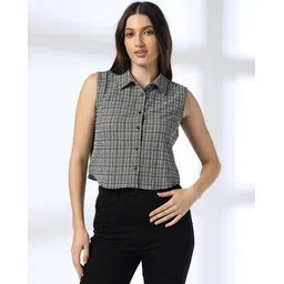rio Women Checked Regular Fit Shirt-picture-25