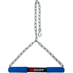 rioff Rioff® Hanging bar Pull Up Bar Height Increase for Chin Ups Hanging Rod for Home/Gym Use for Kids Boys Adults Fitted with Heavy Duty Chain (4FT)-picture-16