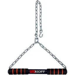 rioff Rioff® Height Increase Pull Up Bar for ChinUps Hanging Rod for Home/Gym Use for Men Kids Boys Adults Fitted with Heavy Duty Chain Sangal (5FT) (Multi-color)-picture-26