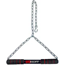 Rioff® Pull Up Chain for Home, Height Increase Pull Up Bar for ChinUps Hanging Rod for Home/Gym Use for Men Kids Boys Adults Fitted with Heavy Duty Chain (4FT) Multicolor-picture-28