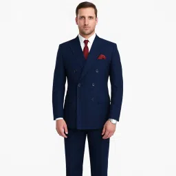 risani Men's 2 Piece Double Breasted Suit (Blue) image 2
