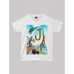 RISH Boys Alphabet J Educational Graphic Printed Short Sleeves T-shirt-picture-14