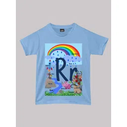 RISH Boys Alphabet R Educational Graphic Printed Short Sleeves T-shirt-picture-54
