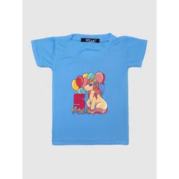 RISH Boys Blue Printed Oversized T-shirt-picture-25