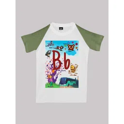 RISH Boys Graphic Printed Raglan Sleeves Cotton Regular Fit T-shirt-picture-26