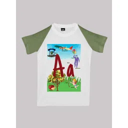 RISH Boys Graphic Printed Raglan Sleeves Cotton Regular Fit T-shirt-picture-27