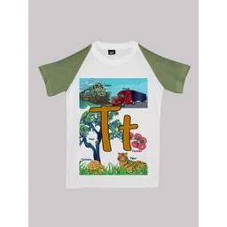RISH Boys Graphic Printed Raglan Sleeves Cotton T-shirt-picture-19