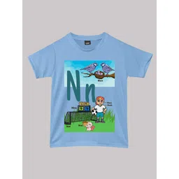 RISH Boys Graphic Printed Round Neck Casual T-shirt-picture-49
