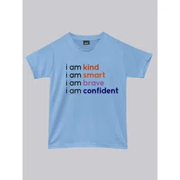 RISH Boys Typography Printed Dry Fit Running Loose T-shirt image 1