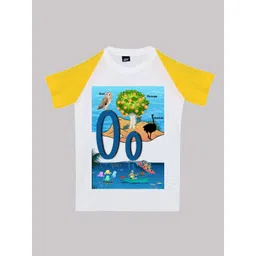 RISH Boys Typography Printed Raglan Sleeves Cotton T-shirt-picture-30