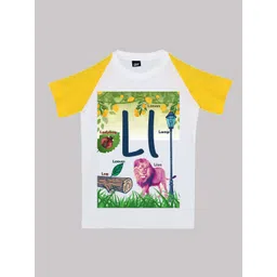 RISH Boys Typography Printed Raglan Sleeves Cotton T-shirt-picture-34