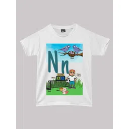 RISH Kids Phonics Words Printed Cotton T-shirt-picture-16