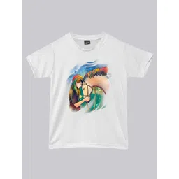 RISH Kids Printed Loose Dry Fit Round Neck Short Sleeves T-shirt-picture-38