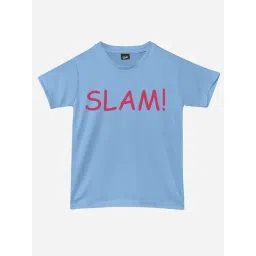 RISH Unisex Blue Graphic Print T-Shirt-picture-20