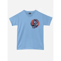 RISH Unisex Blue Printed T-Shirt-picture-46