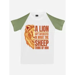 RISH Unisex White & Green Printed T-Shirt-picture-18