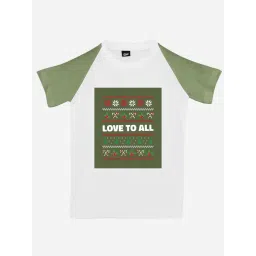 RISH Unisex White & Green Printed T-Shirt-picture-34