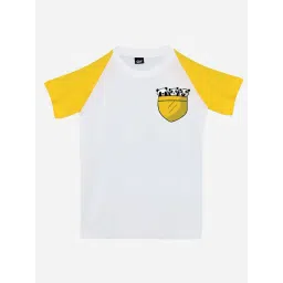 RISH Unisex White & Mustard Printed T-Shirt-picture-25