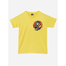 RISH Unisex Yellow Printed T-Shirt-picture-15