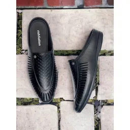 rishXation Men Ethnic Leather Fisherman Sandals-picture-39