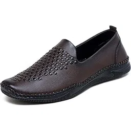 Men's Casual Shoe | Loafers | Moccasins | Meetings | Trendy |Comfort | Fashion | Stylish | Parties | Outdoor | Occasions | Lightweight Slip-On's with TPR Welted Sole-image-39