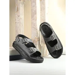Rising Wolf Men Buckle Comfort Sandals-image-14