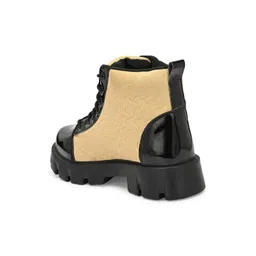 Rising Wolf Men Colourblocked Round-Toe Regular Boots image 5