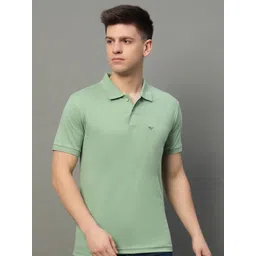 RISS Men Solid Polo Collar Cotton T-shirt-picture-41