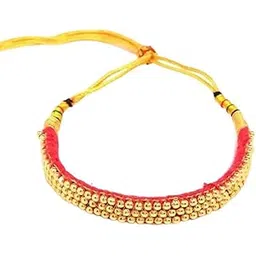 RISYANKA JEWELS Women Stylish brass gold plated necklace RJ302-picture-55