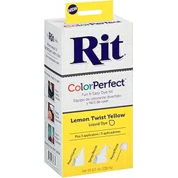 Rit Dye Color Perfect 8oz, Lemon Twist Yellow 8 Fl Oz-picture-28