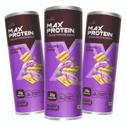 RiteBite Max Protein Cream & Onion Protein Chips, Pack of 3 - 120 g-picture-24