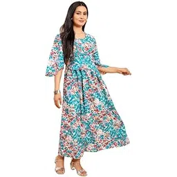 ritijya Zipless Feeding Kurtis & Dresses for Women | Zipless Maternity Wear Gown Pregnancy Dress for Nursing Mothers | Viscose Rayon | Stylish & Comfortable | S to 4XL | Washable & Durable-picture-26
