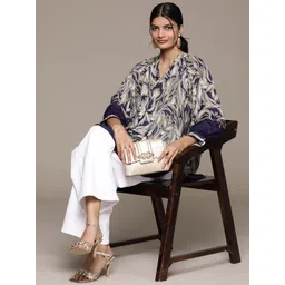 Ritu Kumar Abstract Printed Straight Kurti-picture-10
