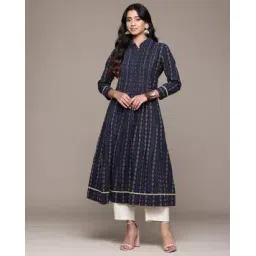 ritu kumar Women Striped A-Line Kurta-picture-11