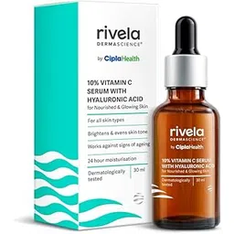 Rivela Dermascience By Cipla 10% Vitamin C Face Serum For Bright & Glowing Skin, Anti Ageing Formula With Hyaluronic Acid For All Skin Types, 30ml-picture-21