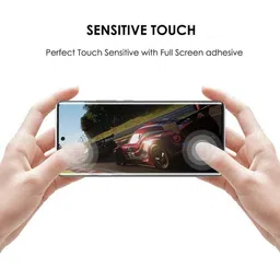 Riwzet Tempered Glass Guard for Vivo T3 Pro 5G Tempered Glass | 9H Full Glue Full HD, Shatterproof, Anti Scratch Screen Guard for Vivo T3 Pro 5G image 4