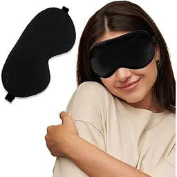 RIXTEC Eye Mask for Sleeping with Adjustable Strap Super Soft Sleeping Mask Blind Fold for Comfortable Sleep Travelling Sleep Mask Pad for men and women(R2)-picture-26