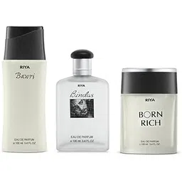 Riya Bawri, Bindas Black & Born Rich Eau De Parfum | Long Lasting - Pack of 3 (100ml Each)-picture-24