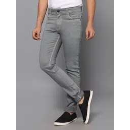 rj denim Men Slim Mid Rise Grey Jeans image 2