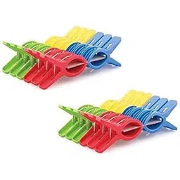 RJ Rojeno Plastic Cloth Hanging Clips Set of 24 Pieces (2 Dozen) (24 Pcs)-picture-20