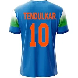 rjm India Cricket Team ODI Jersey New 2025 Sachin 10 T-Shirt for (Men,Boys,Kids)-picture-22