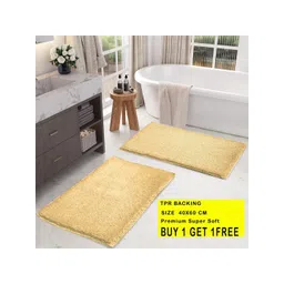 RJVT Beige Microfibre 1400 GSM Bath Rugs-picture-28