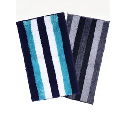 RJVT Blue Microfibre 1400 GSM Bath Rugs-picture-32